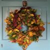 autumn wreath large close